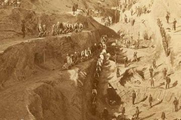 La costruzione della linea ferroviaria Lugano-Chiasso (1873-1875)