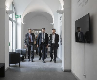 L’Ambasciatore di Svizzera in Italia, Roberto Balzaretti, in Italia in visita a Mendrisio