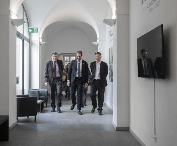 L’Ambasciatore di Svizzera in Italia, Roberto Balzaretti, in Italia in visita a Mendrisio